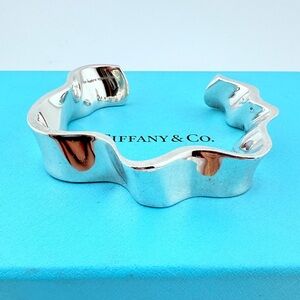 RARE Tiffany & Co. Frank Gehry Equus Sterling Silver Cuff Bracelet